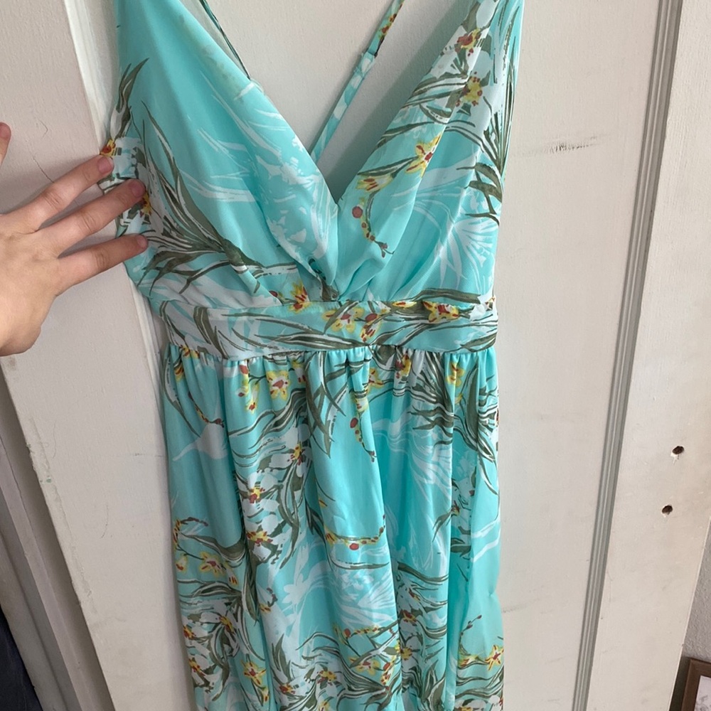 Floor Length Floral Dress